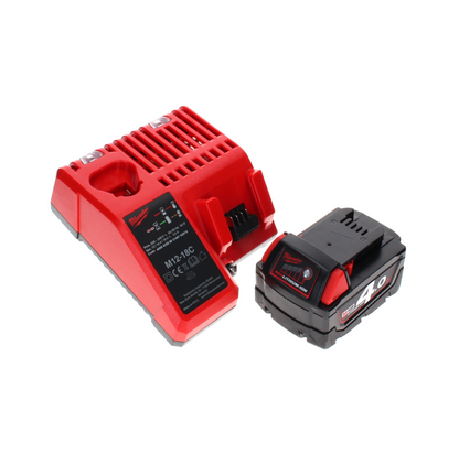 Tronçonneuse à batterie Milwaukee M18 FCHSC-401C 18 V 30 cm sans balai + 1x batterie 4,0 Ah + chargeur