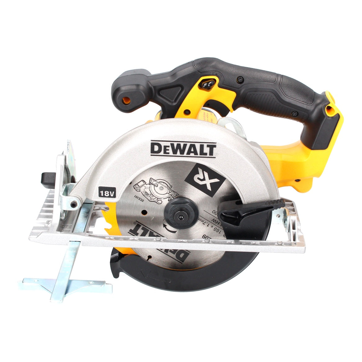 DeWalt DCS 391 P2D Scie circulaire sans fil 18 V 165 mm + 2x Batteries 5,0 Ah + Chargeur + Coffret D-Box