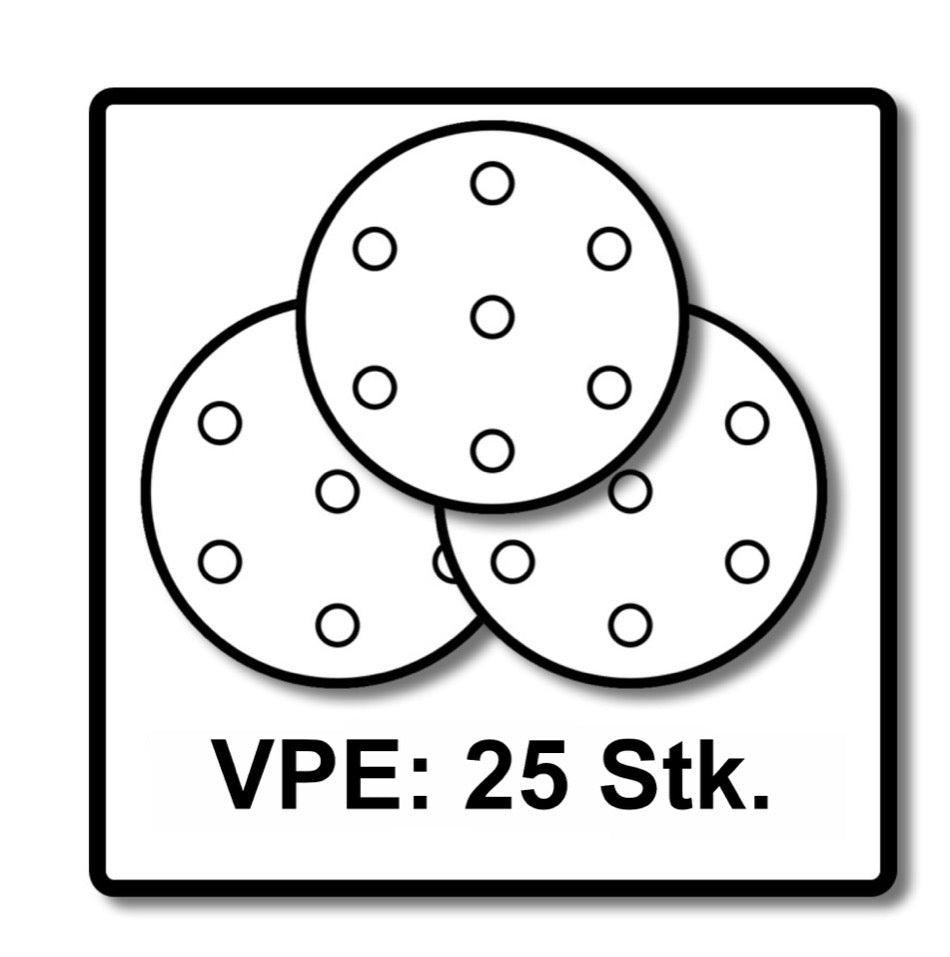 Festool STF D225/128 Schleifscheibe Granat P240 225 mm 25 Stk. ( 205663 ) für Langhalsschleifer PLANEX - Toolbrothers