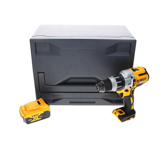 Perceuse à percussion sans fil DeWalt DCD 996 ND 18 V 95 Nm sans balais + 1x batterie 4,0 Ah + D-Box - sans chargeur