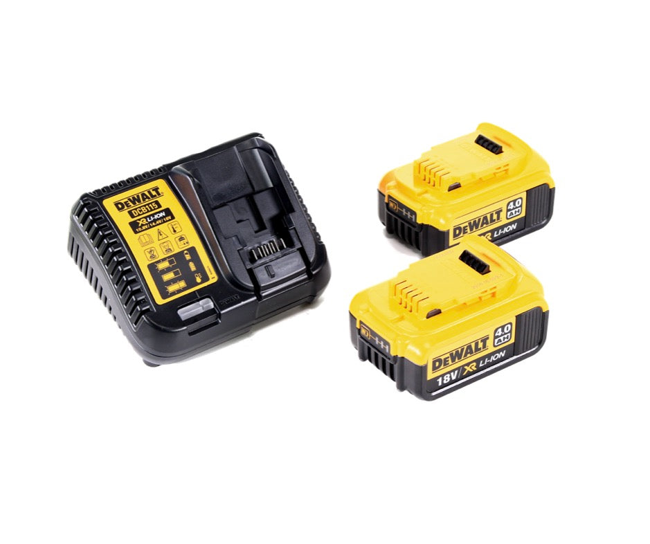 Perceuse à percussion sans fil DeWalt DCD 996 M2D 18 V 95 Nm sans balais + 2 batteries 4,0 Ah + chargeur + D-Box