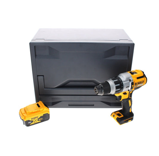 DeWalt DCD 996 ND Perceuse-visseuse à percussion sans fil, sans balai, 18 V 95 Nm + 1x Batterie 5 Ah + Coffret D-Box - sans chargeur