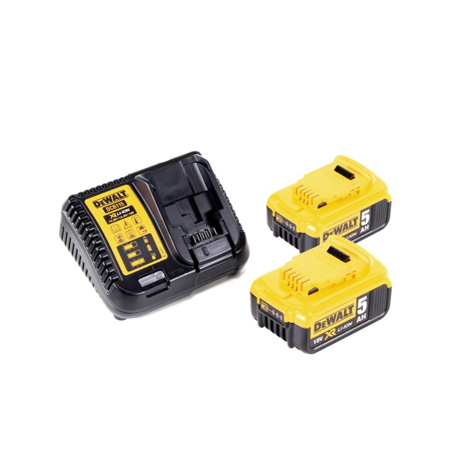 Clé à chocs sans fil DeWalt DCF 787 P2D 18 V 170 Nm 1/4'' sans balai + 2x batterie 5,0 Ah + chargeur + D-Box