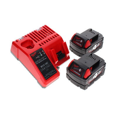 Tronçonneuse à batterie Milwaukee M18 FCOS230-402C 18 V 230 mm sans balais + 2x batteries 4,0 Ah + chargeur