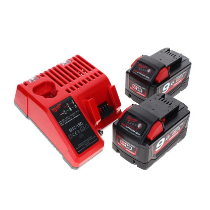 Coupe-herbe à batterie Milwaukee M18 CLT-902C 18 V sans balais + 2x batteries 9,0 Ah + chargeur