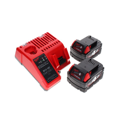 Taille-haie à batterie Milwaukee M18 CHT-402C 18 V 610 mm sans balai + 2x batteries 4,0 Ah + chargeur