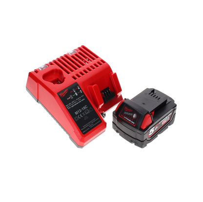 Taille-haie à batterie Milwaukee M18 CHT-501C 18 V 610 mm sans balai + 1x batterie 5,0 Ah + chargeur