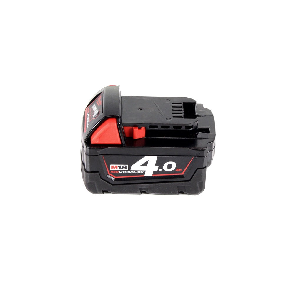 Cloueur à batterie Milwaukee M18 FFN-401C 18 V 50 - 90 mm sans balais + 1x batterie 4,0 Ah + coffret - sans chargeur