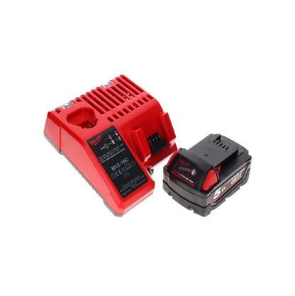 Cloueur à batterie Milwaukee M18 FFN-501C 18 V 50 - 90 mm sans balais + 1x batterie 5,0 Ah + chargeur + coffret