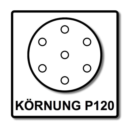 Festool STF D225/128 Schleifscheibe Granat P120 225 mm 50 Stk. ( 2x 205657 ) für Langhalsschleifer PLANEX - Toolbrothers