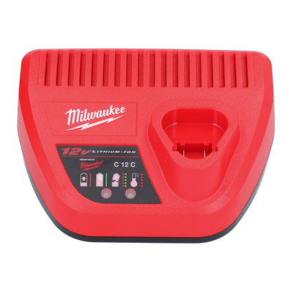 Milwaukee M12 NRG-601 Starter Set 1x 12 V 6,0 Ah Li-Ion Akku + C12 C Ladegerät - Toolbrothers