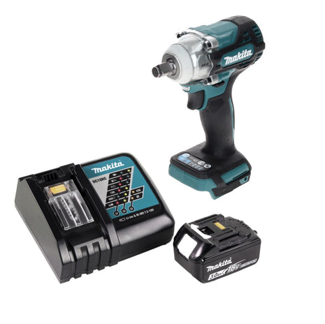 Makita DTW 300 RF1 Akku Schlagschrauber 18 V 330 Nm 1/2" Brushless + 1x Akku 3,0 Ah + Ladegerät