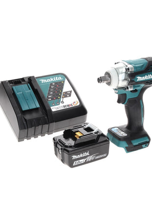 Makita DTW 300 RT1 Visseuse à chocs sans fil 18 V 330 Nm 1/2" Brushless + 1x Batterie 5,0 Ah + Chargeur