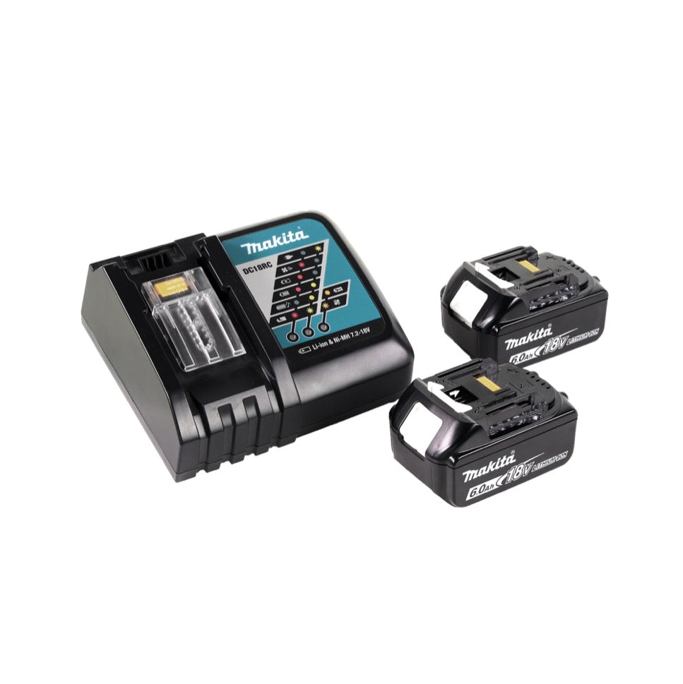 Makita DTW 300 RG Visseuse à chocs sans fil 18 V 330 Nm 1/2" brushless + 2x Batteries 6,0 Ah + Chargeur