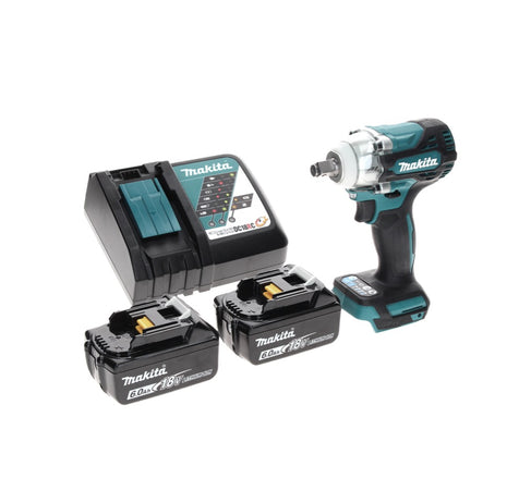 Llave de impacto a batería Makita DTW 300 RG 18 V 330 Nm 1/2" sin escobillas + 2x baterías 6,0 Ah + cargador