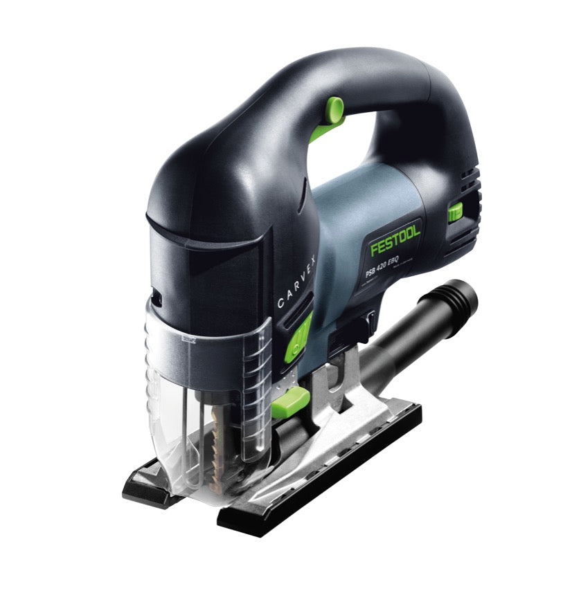 Festool CARVEX PSB 420 EBQ-Plus Pendelstichsäge ( 576186 ) + 2x Sägeblätter + 1x Splitterschutz + systainer - Toolbrothers