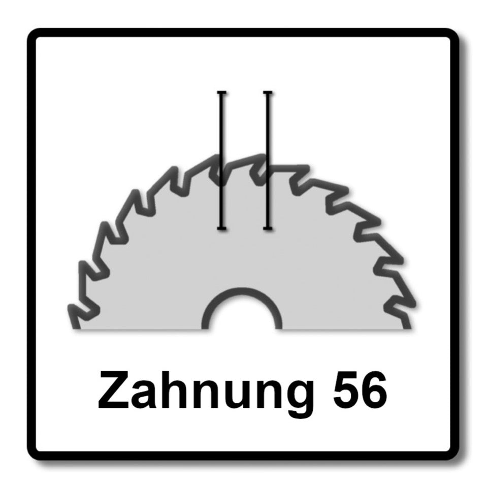 Makita CCXF16556EL SPECIALIZED EFFICUT Sägeblatt 165 x 20 x 1,45 mm 2 Stk. ( 2x B-57320 ) 56 Zähne für Holz, Laminat und Kunststoff