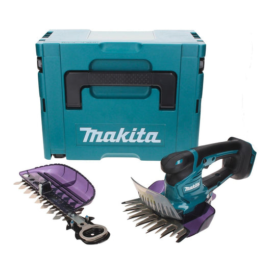 Makita DUM 604 ZXJ Akku Grasschere 18 V mit Gras- und Strauchscherblatt + Makpac - ohne Akku, ohne Ladegerät