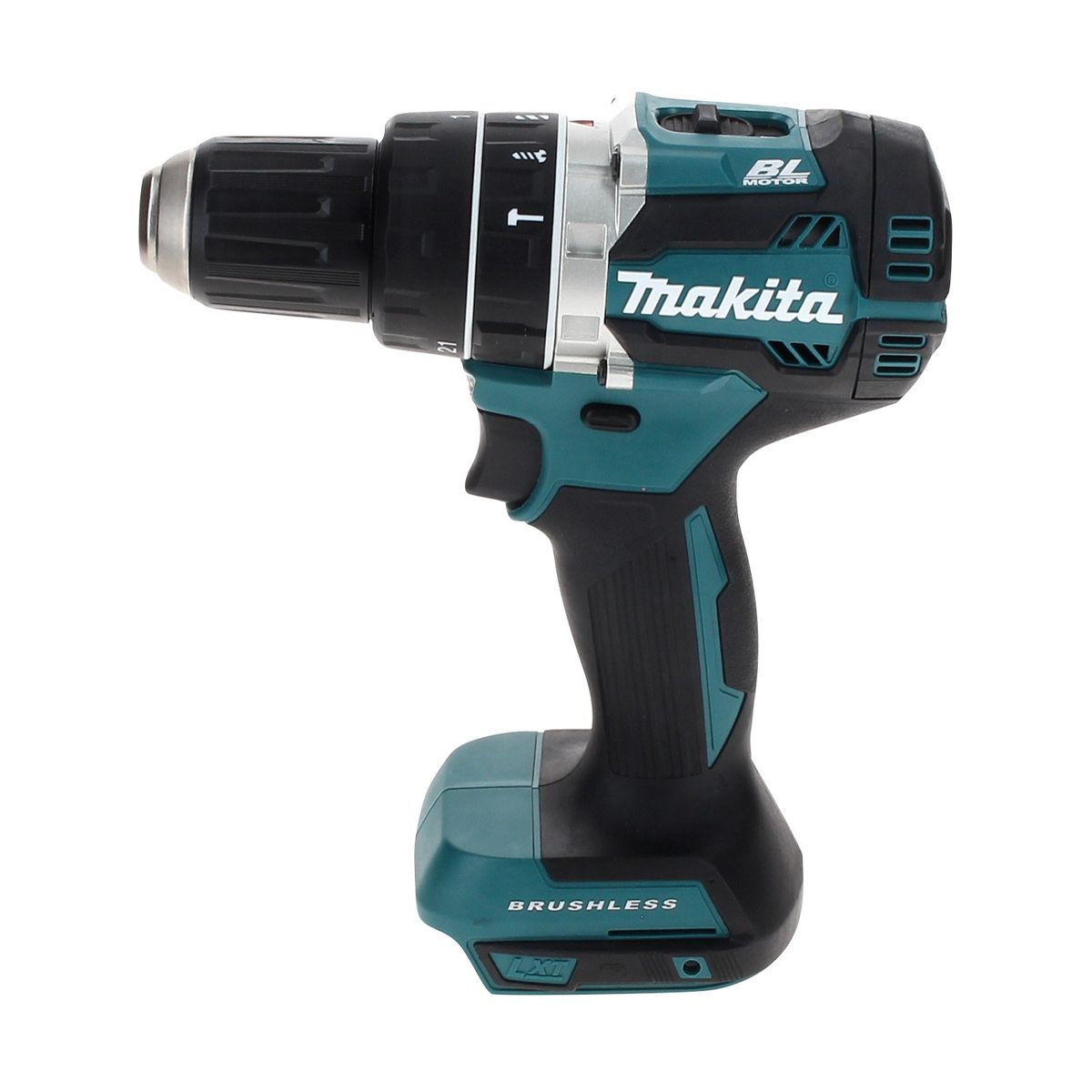 Makita DHP 484 SFTX Akku Schlagbohrschrauber 18 V 54 Nm Brushless + 2x Akku 3,0 Ah + Ladegerät + 70 tlg. Bit Bohrer Set + TX Alu Koffer