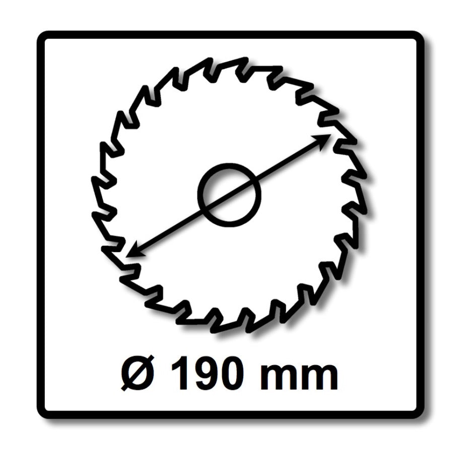 Makita CCM19024G SPECIALIZED EFFICUT Lame 190 x 30 x 1,0 mm (  B-64191 ) 24 dents pour bois