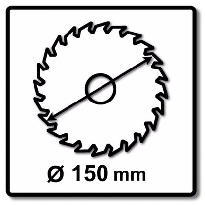 Makita Lame de scie MCCS15033E SPECIALIZED EFFICUT 150 x 20 x 1,1 mm - 33 dents pour métal (B-69325)