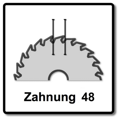 Makita MCCS15048E SPECIALIZED EFFICUT Sägeblatt 150 x 20 x 1,1 mm ( B-69331 ) 48 Zähne für Metall