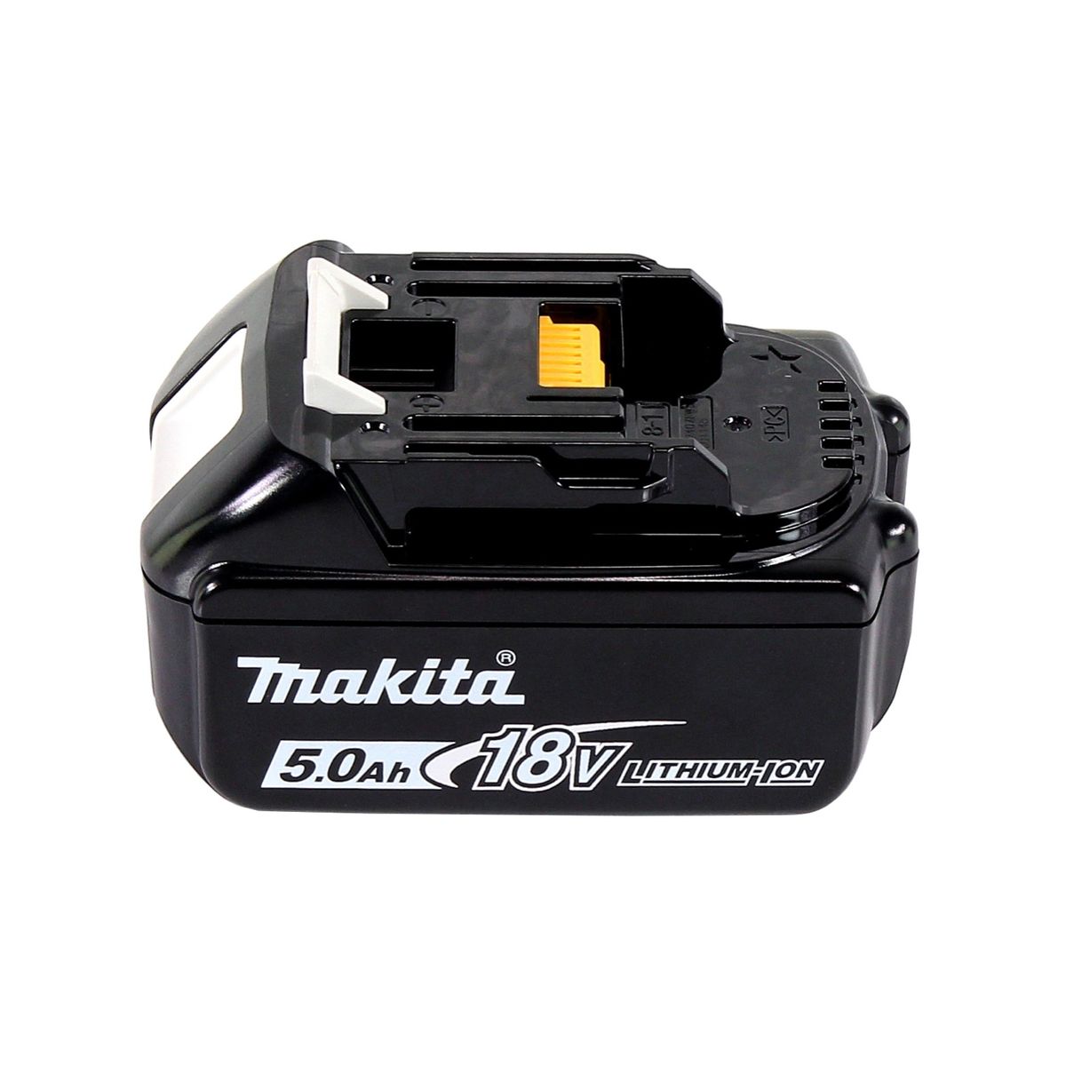 Makita DHP 482 T1TX W Perceuse à percussion sans fil 18 V 62 Nm, blanc + 1x Batterie 5,0 Ah + Coffret aluminium TX + Jeu d’embouts et de forets, 70 pcs. - sans chargeur