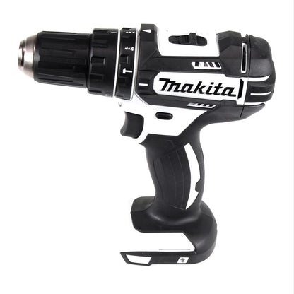 Makita DHP 482 G1TX W Perceuse-visseuse à percussion sans fil 18 V 62 Nm blanc + 1x Batterie 6,0 Ah + Jeu de 70 mèches + Mallette en aluminium TX - sans chargeur