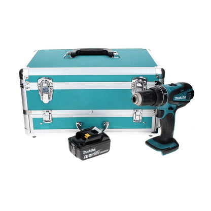 Makita DHP 456 T1TX Akku Schlagbohrschrauber 18 V 50 Nm + 1x Akku 5,0 Ah + 70 tlg. Bit Bohrer Set + TX Alu Koffer - ohne Ladegerät