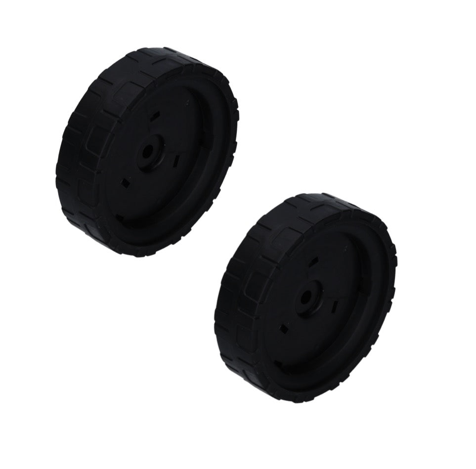 Makita DA00000328 2x roue de secours avant pour tondeuse à gazon à batterie DLM 380 5,5" 2 pièces - sans enjoliveur