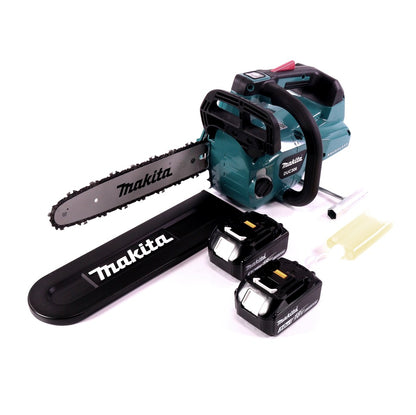 Tronçonneuse à batterie Makita DUC 306 F 36 V (2x 18 V) sans balais 30 cm + 2x batterie 3,0 Ah - sans chargeur