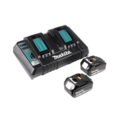 Tronçonneuse à batterie Makita DUC 306 PM 36 V (2x 18 V) sans balais 30 cm + 2x batterie 4,0 Ah + double chargeur