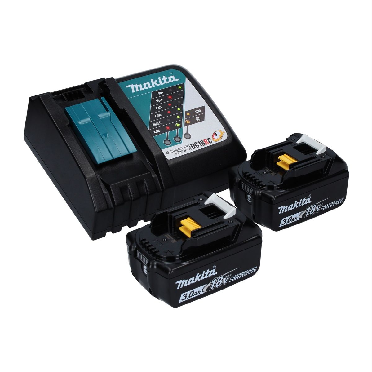 Tronçonneuse à batterie Makita DUC 256 RF 36 V (2x 18 V) sans balais 25 cm + 2x batteries 3,0 Ah + chargeur