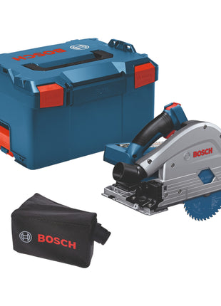 Scie plongeante sans fil Bosch GKT 18V-52 GC Professional 18 V 140 mm BITURBO Brushless (06016B4000) + module de connectivité + L-Boxx - sans batterie, sans chargeur