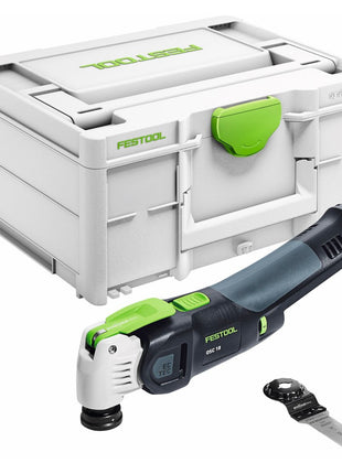 Festool VECTURO OSC 18 E-Basic Akku Oszillierer 18 V Starlock Max ( 576591 ) Brushless + systainer  - ohne Akku, ohne Ladegerät ( Nachfolger von 574848 ) - Toolbrothers