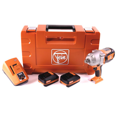 FEIN ASCD 18-1000 W34 Visseuse à percussion sans fil 18V 1050 Nm - 3/4" sans balai + 2x Batteries 3 Ah + Chargeur + Coffret