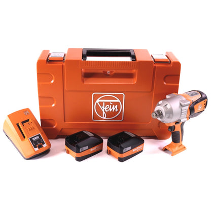 FEIN ASCD 18-1000 W34 Visseuse à percussion sans fil 18V 1050 Nm - 3/4" sans balai + 2x Batteries 5,2 Ah + Chargeur + Coffret