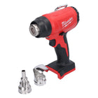 Milwaukee M18 BHG-0 Akku Heißluftgebläse 18 V 470 °C Solo ( 4933459771 ) - ohne Akku, ohne Ladegerät - Toolbrothers