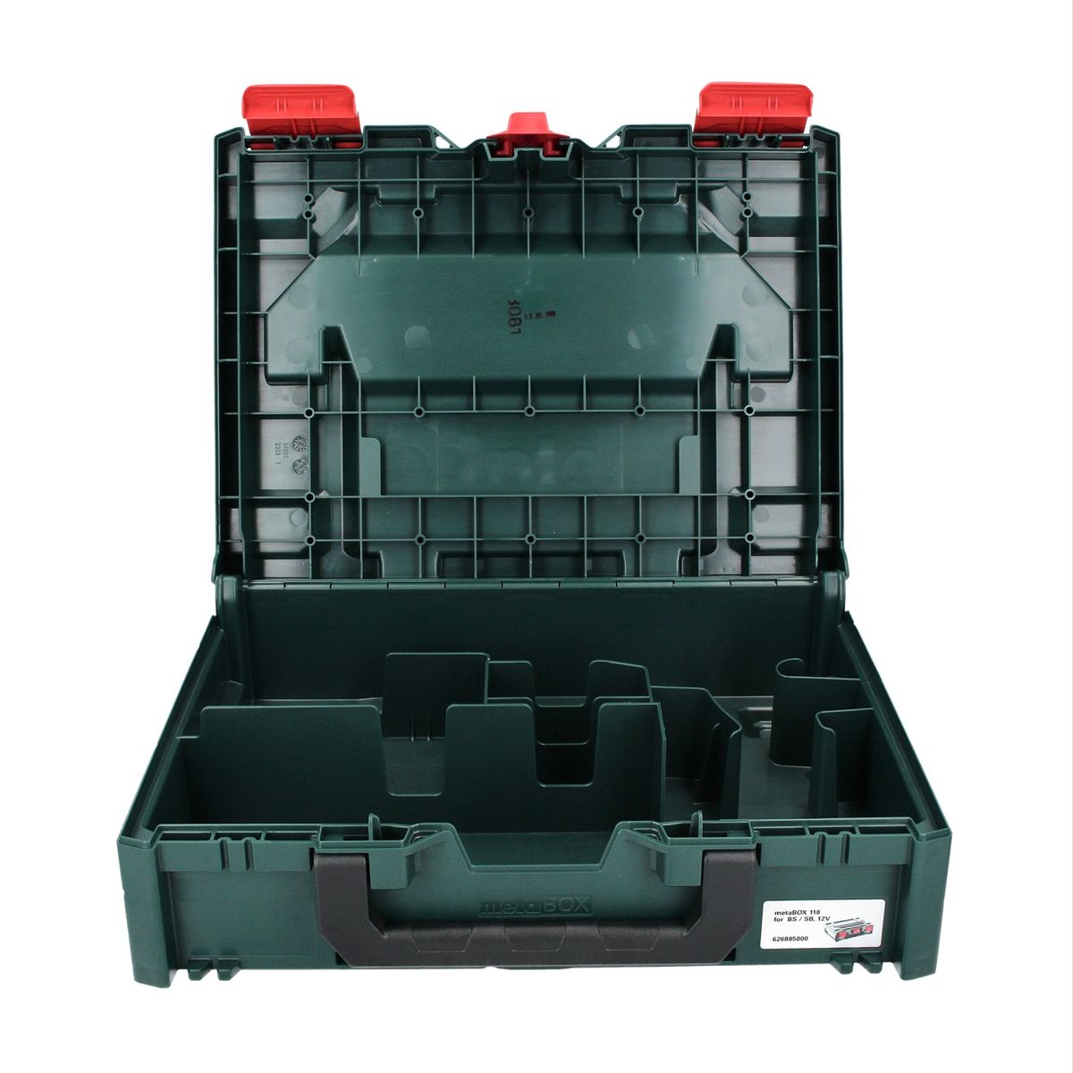 Metabo metaBOX 118 ( 626885000 ) System Werkzeug Koffer aus Kunststoff Stapelbar Solo - Toolbrothers