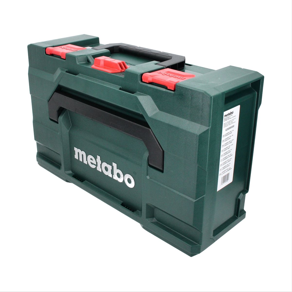 Metabo metaBOX 165 L ( 626890000 ) System Werkzeug Koffer für Winkelschleifer 125 mm aus Kunststoff Stapelbar