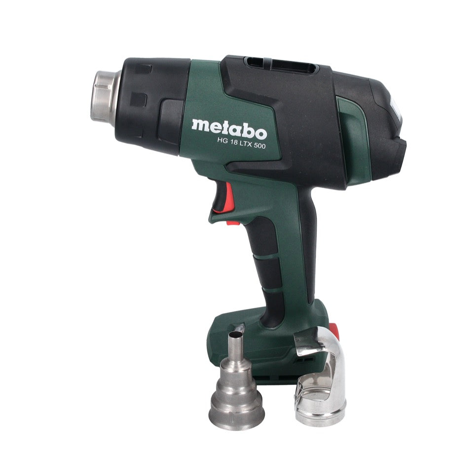 Metabo HG 18 LTX 500 Akku Heißluftgebläse 18 V 300 - 500 °C ( 610502840 ) + MetaBox - ohne Akku, ohne Ladegerät - Toolbrothers