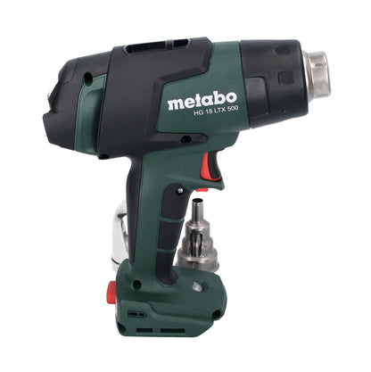 Metabo HG 18 LTX 500 Akku Heißluftgebläse 18 V 300 - 500 °C ( 610502840 ) + MetaBox - ohne Akku, ohne Ladegerät - Toolbrothers