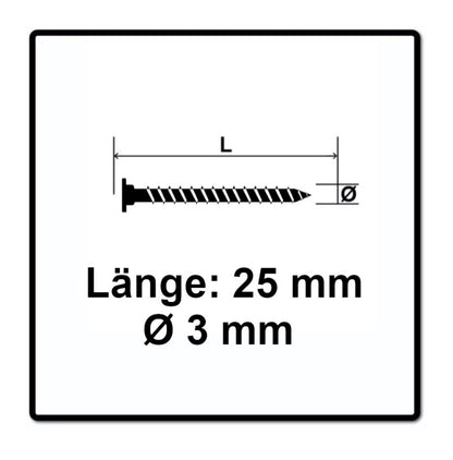 SPAX Vis à tête plate pour la fixation de panneaux arrière 3,0 x 25mm - Filetage total - T-STAR Plus - Torx T10 - Wirox - 4Cut pour panneaux arrière sans lentille 300 pcs. (0151010300253)