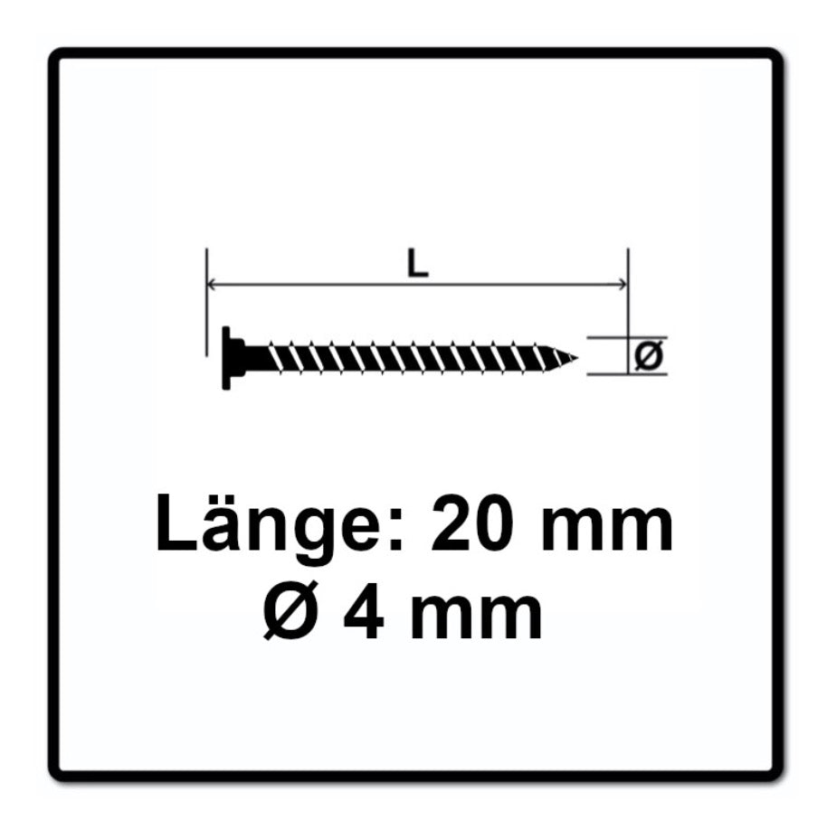 SPAX Vis à tête plate sans lentile 4,0 x 20 mm - Tête plate - Filetage total - Torx T-STAR Plus T20 - Wirox 4Cut, 300 pcs. (0151010400203)