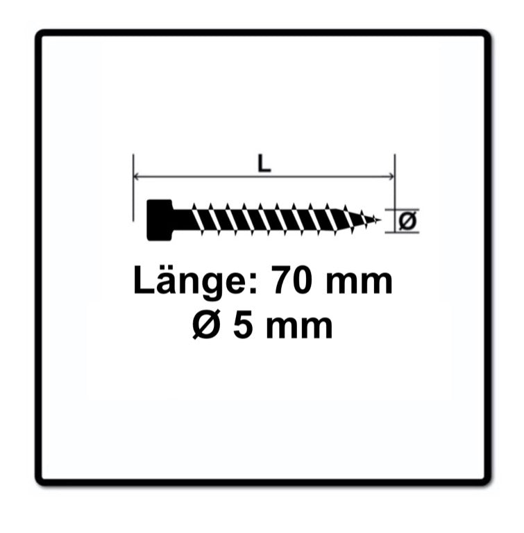 SPAX Vis de terrasse 5,0 x 70 mm acier inoxydable A2 - 250 pcs. (0537000500705) Filetage de fixation culasse Torx T-STAR Plus T25 Cut