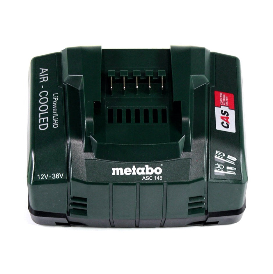 Metabo 18 V Basis Set 1x Akku 10,0 Ah LIHD + ASC 145 Ladegerät CAS System - Toolbrothers