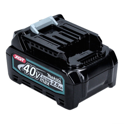 Makita BL 4025 Set de batteries 40 V 2,5 Ah XGT Li-Ion batterie Classe de protection IP64 avec affichage LED (2x 191B36-3)