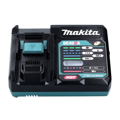 Makita Power Source Kit 40 V max. mit 2x BL 4025 Akku 2.5 Ah ( 2x 191B36-3 ) + DC 40 RA Schnell Ladegerät ( 191E07-8 ) + ADP10 Ladeadapter LXT auf XGT 14,4V 18V ( 191C10-7 )