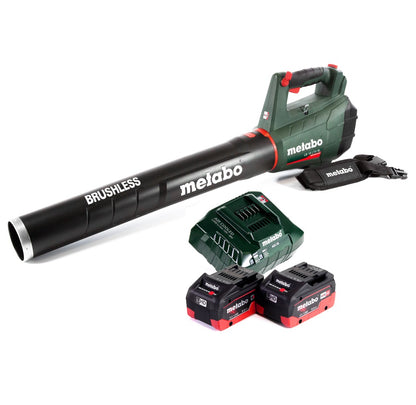 Metabo LB 18 LTX BL Souffleur de feuilles sans fil 18 V brushless + 2x Batteries 8,0 Ah + Chargeur