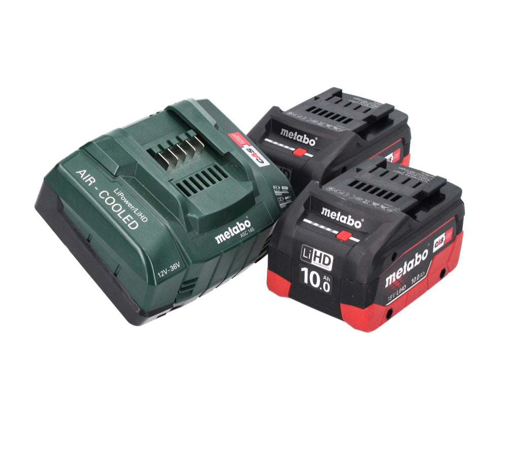 Metabo LB 18 LTX BL Souffleur de feuilles sans fil 18 V brushless + 2x Batteries 10,0 Ah + Chargeur